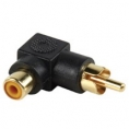 Adaptador Kablex RCA Macho / RCA Hembra EN L