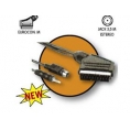Cable Kablex Euroconector Macho / Jack 3.5MM + Svhs