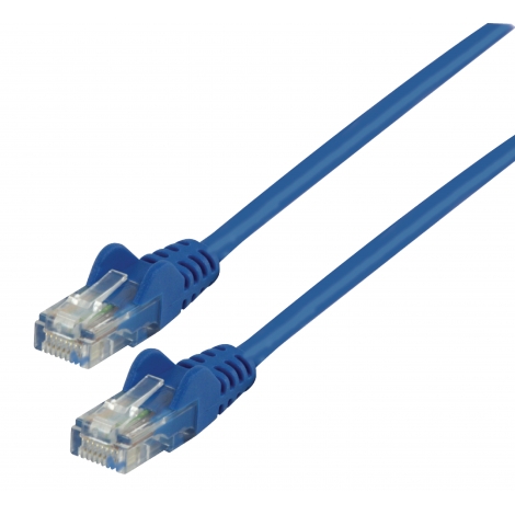 Cable Kablex red RJ45 CAT 5 0.5M Blue
