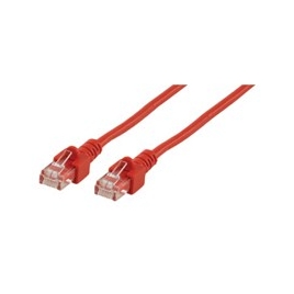 Cable Kablex red RJ45 CAT 5 1M red