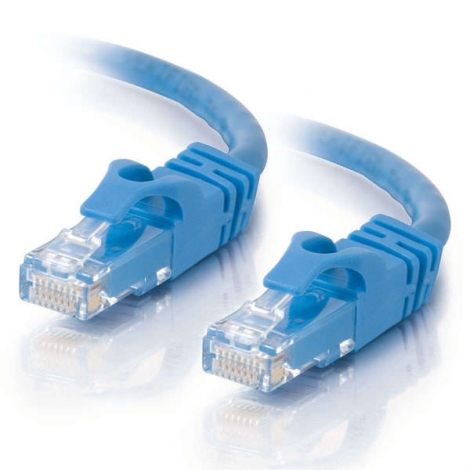 Cable C2G red RJ45 CAT 6A 0.5M Blue
