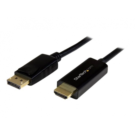 Cable Startech DisplayPort Macho / HDMI Macho 3M Ultra HD 4K Black