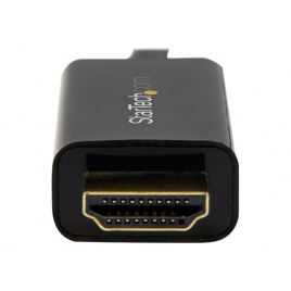 Cable Startech DisplayPort Macho / HDMI Macho 3M Ultra HD 4K Black