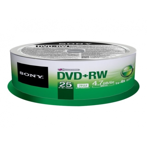 Dvd+Rw Sony 4.7GB Lata 25U
