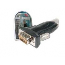 Adaptador Kablex USB 2.0 a Macho / Serie 9P 1.5M Black