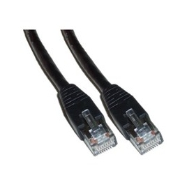 Cable Kablex red RJ45 CAT 5 10M Black