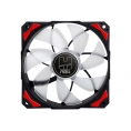 Ventilador 12CM 120X120x25mm NOX H-FAN LED red