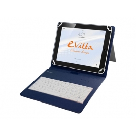 Funda Tablet E-VITTA 9.7" - 10.1" Keytab England + Teclado USB