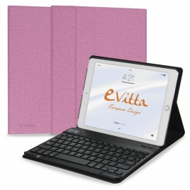 Funda Tablet E-VITTA Keytab + Teclado Bluetooth Pink iPad 2017 / 2018