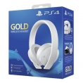Auricular + MIC Sony Gold Wireless Headset White PS4