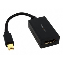 Adaptador Startech Mini DisplayPort Macho / HDMI Hembra Black