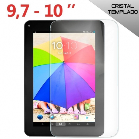 Protector de Pantalla HT Cristal Templado Universal 10"