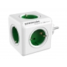 Regleta Powercube Original 5 Tomas White/Green