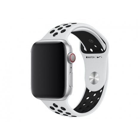 Correa Apple 44MM Nike Sport Band Pure Platinum / Black