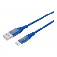 Cable Celly USB 2.0 a Macho / USB-C Macho 1M Blue