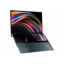 Portatil Asus Zenbook PRO DUO UX581GV-H2001R CI9 9980HK 32GB 1TB SSD RTX2060 6GB 15.6" UHD W10P Blue