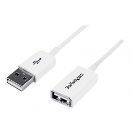 Cable Startech USB 2.0 a Macho / a Hembra 1M White