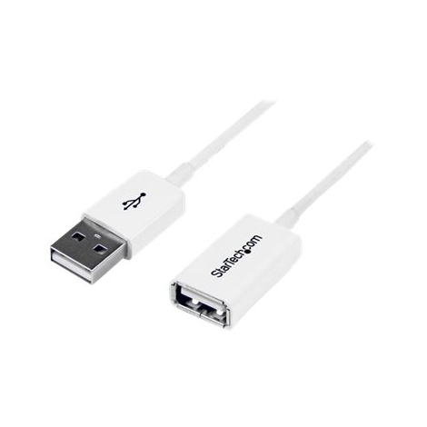 Cable Startech USB 2.0 a Macho / a Hembra 1M White