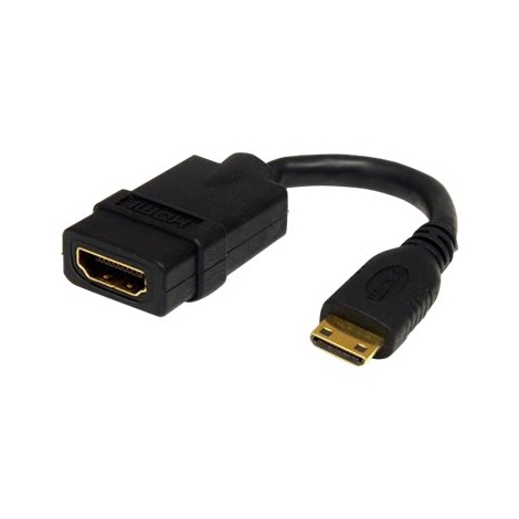 Adaptador Startech HDMI Hembra / Mini HDMI Macho 0.12M