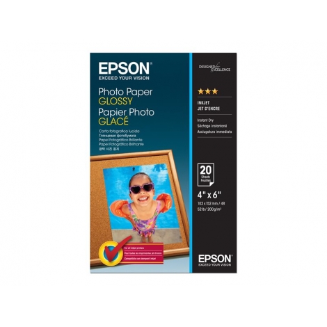 Papel Epson Photo Paper Satinado 10X15CM 20H