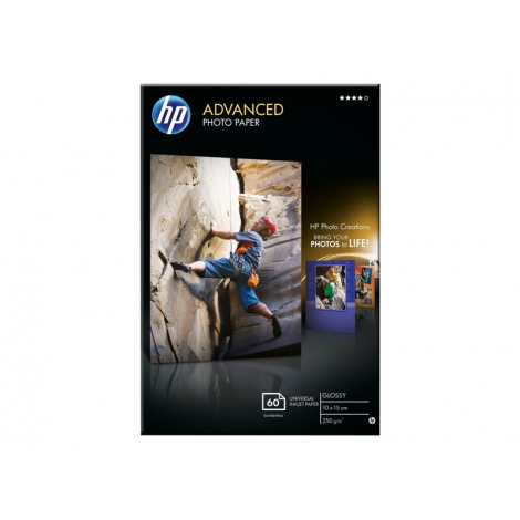 Papel HP Glossy Photo 10X15CM Satinado 60H