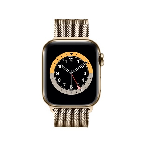 Apple Watch Serie 6 GPS + 4G 44MM Gold Stainless Steel + Correa Milanese Loop Gold
