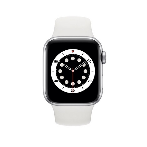 Apple Watch Serie 6 GPS 40MM Silver Aluminium + Correa Sport White