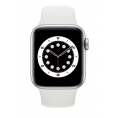 Apple Watch Serie 6 GPS 40MM Silver Aluminium + Correa Sport White