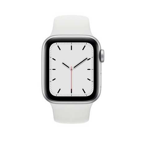 Apple Watch Serie se GPS + 4G 44MM Silver Aluminium + Correa Sport White