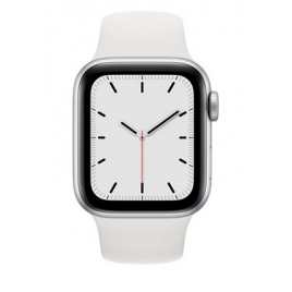 Apple Watch Serie se GPS 44MM Silver Aluminium + Correa Sport White