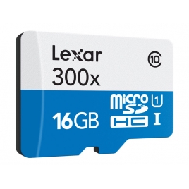 Memoria Micro SD Lexar 16GB Class 10 45Mpbs