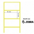 Rollo Etiquetas Termica Zebra 2000T 51X25MM 2580U X 8 Rollos