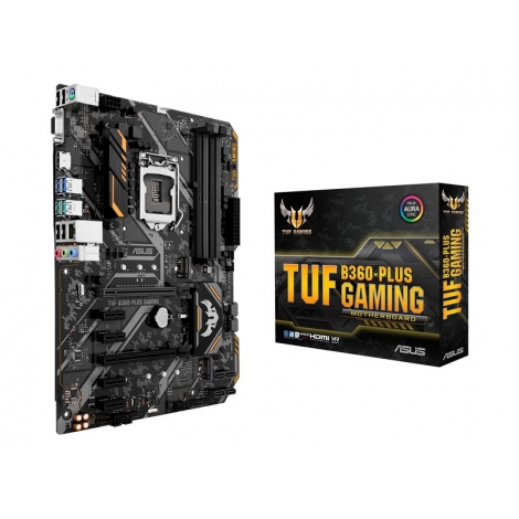 Placa Base Asus Intel TUF B360-PLUS Gaming 1151 ATX Grafica DDR4 Glan USB 3.1