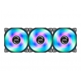 Ventilador 12CM 120X120x25mm Mars Gaming RGB Black KIT 3U