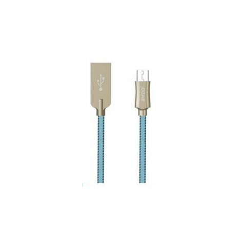 Cable Kablex USB 2.0 a Macho / Micro USB B Macho 1M 2.4A Trenzado Blue