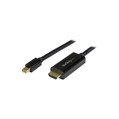 Cable Startech Mini DisplayPort Macho / HDMI Macho 3M Ultra HD 4K Black