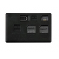 Adaptador Universal SIM para Nanosim Y Microsim Formato Tarjeta Black