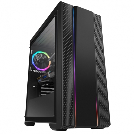 Caja Mediatorre ATX NOX Hummer Fusion RGB Black