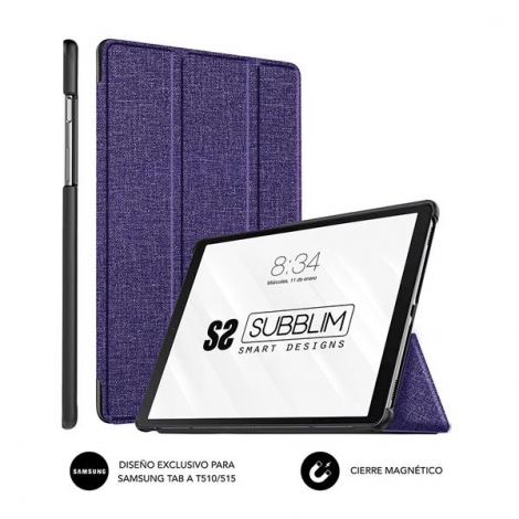 Funda Tablet Subblim Shock Case Purple para Samsung TAB a T510 / T515