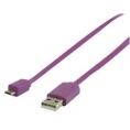 Cable Kablex USB 2.0 a Macho / Micro USB B Macho 1M Purple