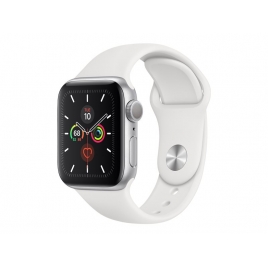 Apple Watch Serie 5 GPS + 4G 40MM Silver Aluminium + Correa Sport White