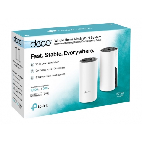 Sistema WIFI Mesh TP-LINK Deco M4 AC1200 Pack 2U