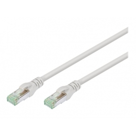 Cable Digitus red RJ45 CAT 8.1 S-FTP 0.5M Grey