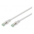 Cable Digitus red RJ45 CAT 8.1 S-FTP 0.5M Grey