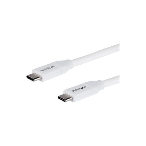 Cable Startech USB-C Macho / USB-C Macho 2M White