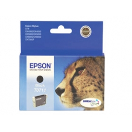 Cartucho Epson T0711 Black Stylus D78/D92/D120/Dx4000/Dx5000/Dx6000/Dx7400/Sx105/Bx300f
