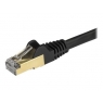 Cable Startech red RJ45 CAT 6A 1.5M Black