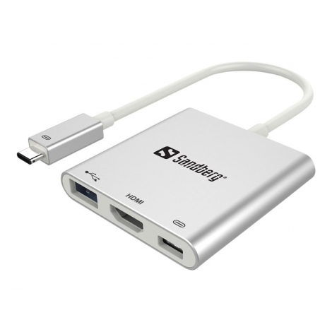 Adaptador Sandberg Conector USB Tipo C a HDMI USB