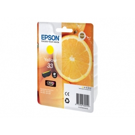 Cartucho Epson 33 Yellow Expression Home XP-63 830 Expression Premium XP-530