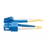 Cable C2G Fibra Optica 2 LC / 2 SC 9/125 1M Yellow